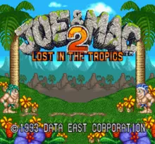 Image n° 4 - screenshots  : Joe & Mac 2 - Lost in the Tropics (Beta)